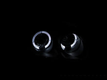 Load image into Gallery viewer, ANZO ANZO 1996-1998 Honda Civic Projector Headlights w/ Halo Black ANZ121068