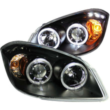 Load image into Gallery viewer, ANZO ANZO 2005-2010 Chevrolet Cobalt Projector Headlights w/ Halo Black w/ LED ANZ121344