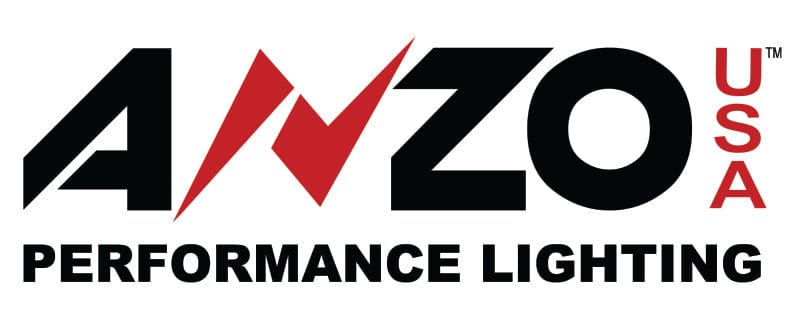 ANZO ANZO 2006-2011 Honda Civic 4 Door Crystal Headlight Black Amber (OE Replacement) ANZ121547