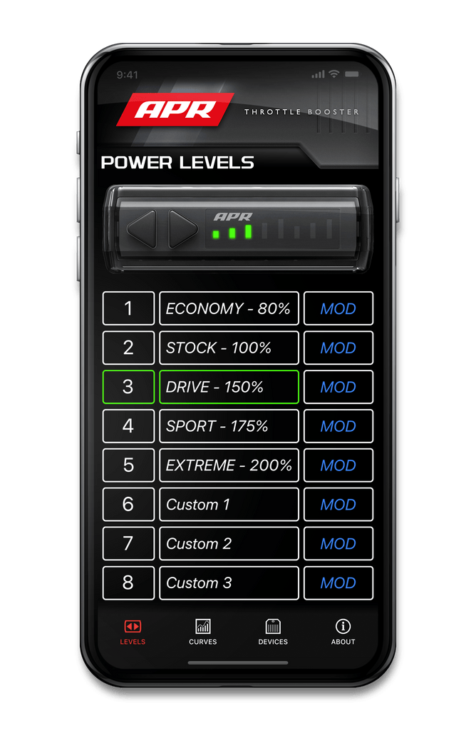 APR APR Throttle Booster with Wireless Controller and Bluetooth Mobile App EM100050 HJQF_EM100050