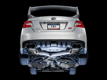 Load image into Gallery viewer, AWE Tuning AWE Tuning Subaru STI VA / WRX GV / STI GV Sedan Touring Edition Exhaust - Chrome Silver Tip (102mm) AWE3015-42104