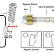 Load image into Gallery viewer, H&amp;R TC210 Triple Camber Adjustment Bolts - 10mm fits 1994-1997 Ford Aspire / 1994-1995 Ford Aspire SE