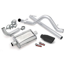 Load image into Gallery viewer, Banks Power Banks Power 07-11 Jeep 3.8L Wrangler - 2dr Monster Exhaust System - SS Single Exhaust w/ Black Tip GBE51321-B