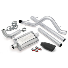 Load image into Gallery viewer, Banks Power Banks Power 07-11 Jeep 3.8L Wrangler Unlimited - 4dr Monster Exh Sys - SS Single Exh w/ Black Tip GBE51322-B