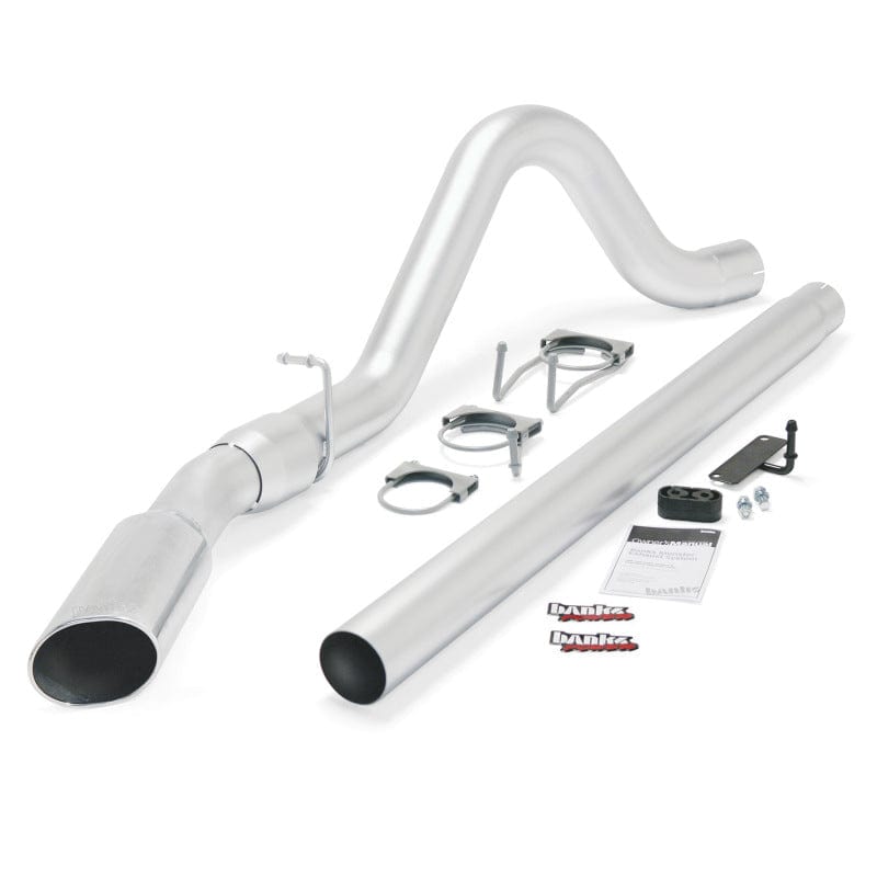 Banks Power Banks Power 08-10 Ford 6.4L ECSB/CCSB (SWB) Monster Exhaust System - SS Single Exhaust w/ Chrome Tip GBE49780