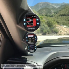 Load image into Gallery viewer, Banks Power Banks Power 14-18 Chevy/GMC Trucks Full Pillar Mount - 3 Gauge GBE63337