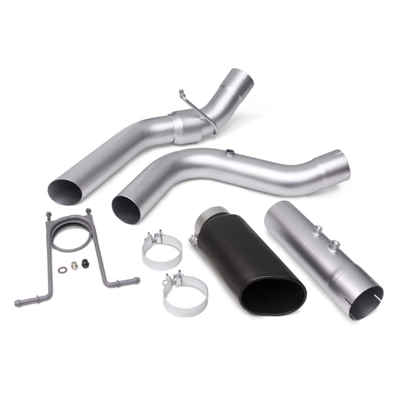 Banks Power Banks Power 17+ GM Duramax L5P 2500/3500 Monster Exhaust System - SS Single Exhaust w/ Black Tip GBE48947-B