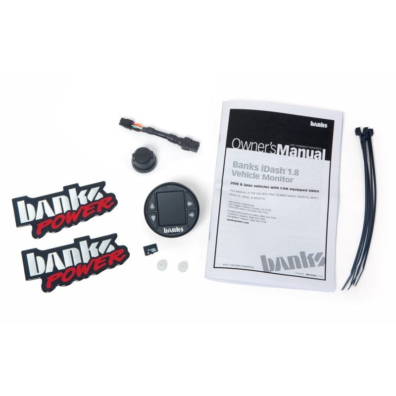 Banks Power Banks Power iDash 1.8 DataMonster Universal CAN Gauge for use w/Banks Bus Modules GBE66761