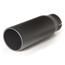 Load image into Gallery viewer, Banks Power Banks Power Tailpipe Tip Kit - SS Round Straight Cut - Black - 3.5in Tube - 4.38in X 12in GBE52923