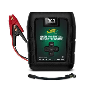 Battery Tender Battery Tender 800AMP Jump Starter 7200mAh Power Pack and 140 PSI Tire Inflator BTN030-3010-WH