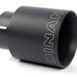 Load image into Gallery viewer, Dinan Double-Walled 4in Clamp-On Exhaust Tip - Black - 4in Outlet / 2.75in Inlet