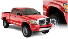 Load image into Gallery viewer, Bushwacker Bushwacker 02-08 Dodge Ram 1500 Fleetside Pocket Style Flares 4pc 75.9/76.3/97.9in Bed - Black BUS50907-02