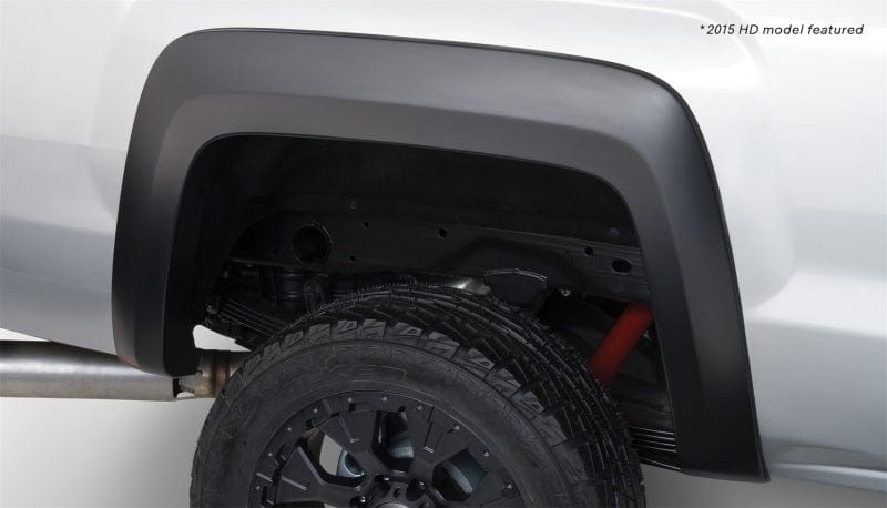 Bushwacker Bushwacker 14-18 GMC Sierra 1500 Extend-A-Fender Style Flares 2pc 69.3/78.8/97.8in Bed - Black BUS40100-02