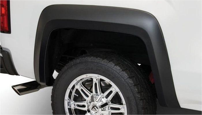 Bushwacker Bushwacker 14-18 GMC Sierra 1500 Extend-A-Fender Style Flares 2pc 69.3/78.8/97.8in Bed - Black BUS40100-02