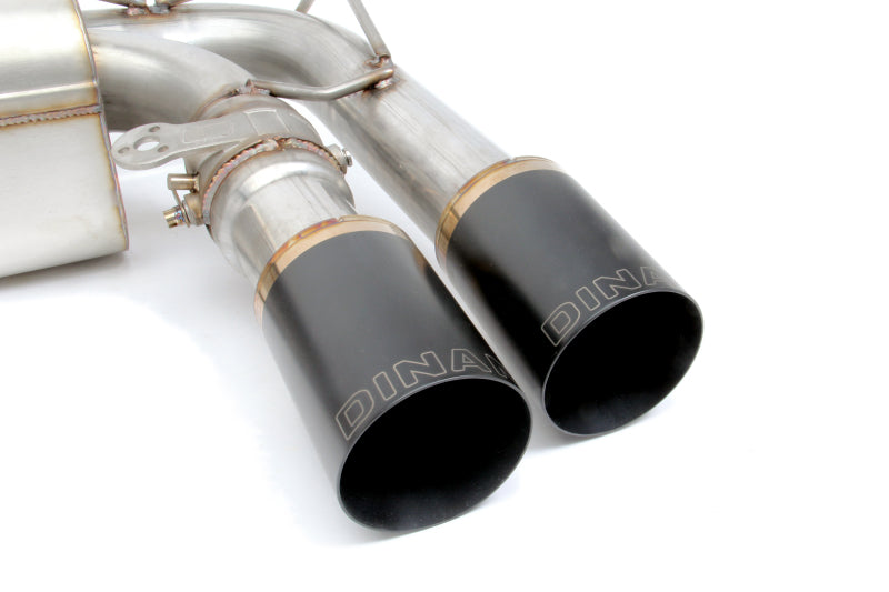 Dinan Free Flow Axleback Exhaust System - Black Tips fits 2015-2018 BMW X5 M / 2015-2019 BMW X6 M