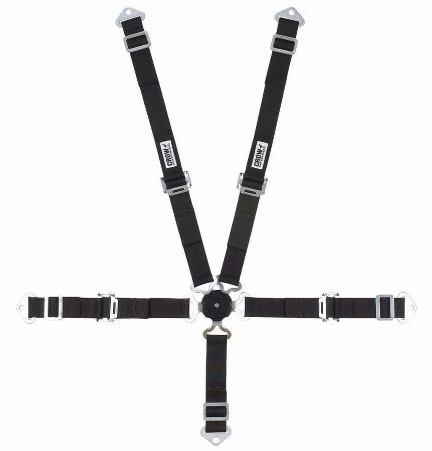 crow safety 5-Pt Harness 2in Cam Lock Blk Pull Up 11174A