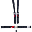 Load image into Gallery viewer, crow safety 5-Pt Harness Big Latch Blk Hans Wrap Around Pul 11074DB