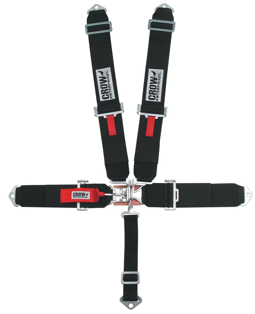 crow safety 5-Pt Harness Small Latch Blk Bolt In Pull Down 11004