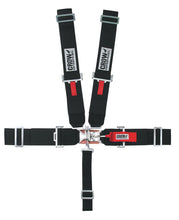 Load image into Gallery viewer, crow safety 5-Pt Harness Small Latch Blk Wrap Around Pull Dow 11014