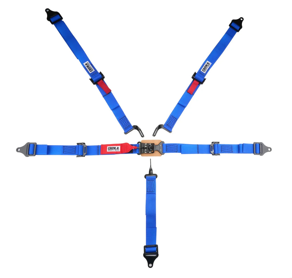 crow safety 5 - Way 2in L&L Pull Up All Way Blue 11183AB