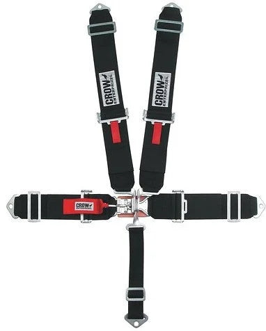 crow safety 5-Way 3in L&L Lap Belt Pull Down  Individual Ha 20084