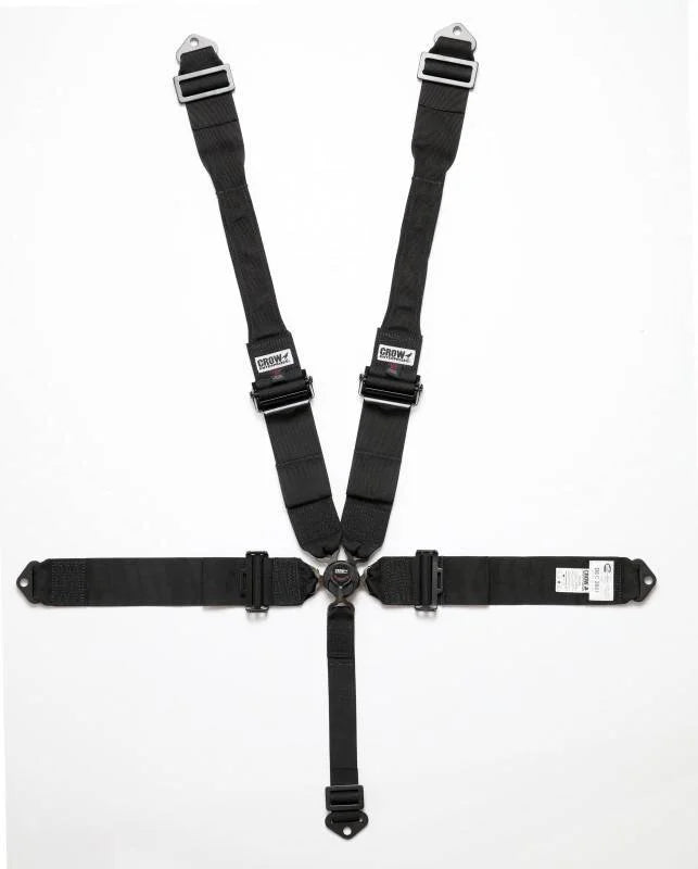 crow safety 5 Way Kam Lock DB Harness Alum Black 11104PRB