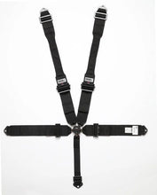 Load image into Gallery viewer, crow safety 5 Way Kam Lock DB Harness Alum Black 11104PRB