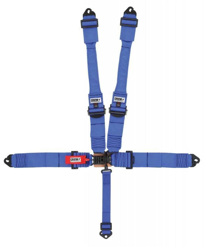 crow safety 5-Way L&L 52in Lap Belt DB Harness Alum adjuste 11043PRB