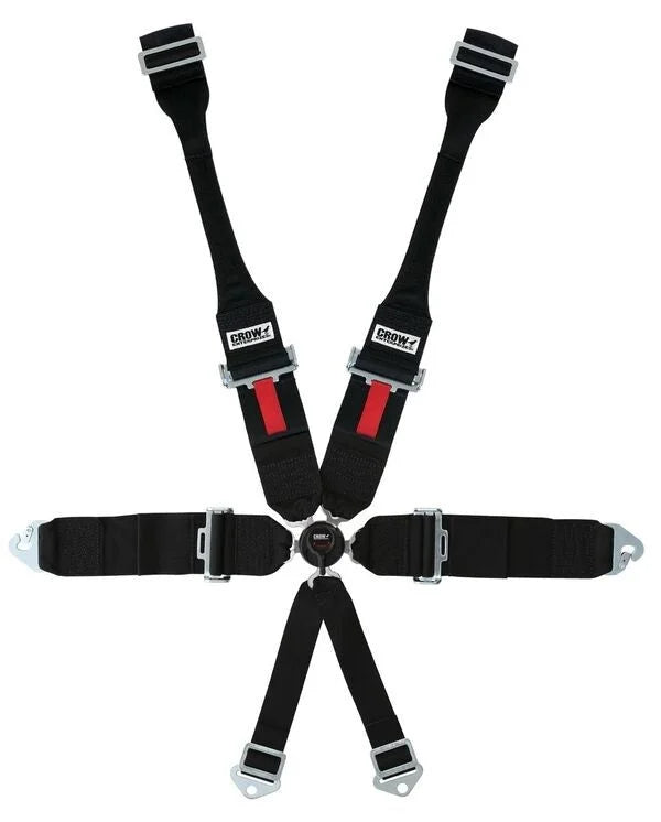 crow safety 6 Way Kam Lock Clip In Pull Down Black 11144-6DB