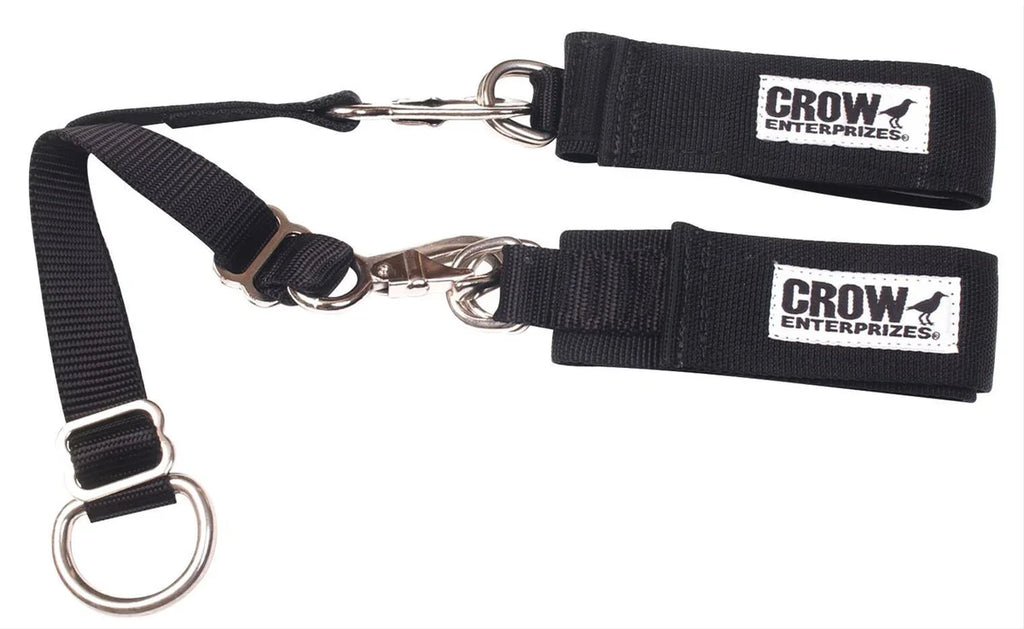 crow safety Arm Restraints 2in Nylon Black Attaches On Arm 11574A2