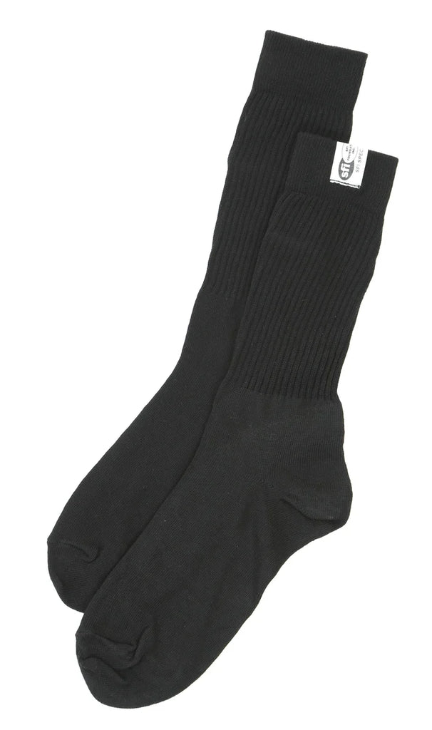 crow safety Black FR Blend SFI 3.3 Sock LARGE 10-11 29117B