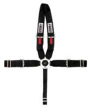 Load image into Gallery viewer, crow safety Cam Lock 5 Point Wrap Around Pull Up Adj Black 11114D