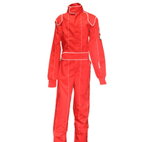 Load image into Gallery viewer, crow safety Driving Suit Junior Red Proban Small 1-Piece 23062