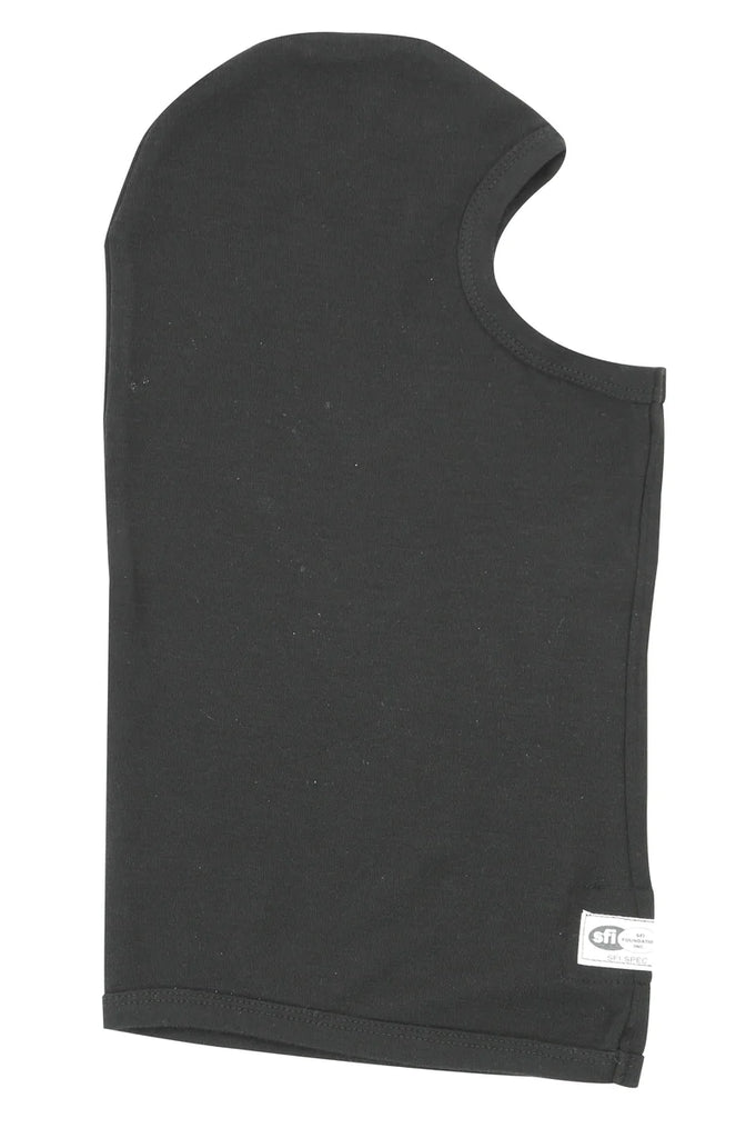 crow safety Head Sock Single Eye Port Black 29100B