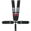Load image into Gallery viewer, crow safety Kam Lock Lap Belt 5-Way Black Floor Mount 11144