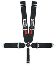 Load image into Gallery viewer, crow safety Kam Lock Lap Belt 5-Way Black Floor Mount 11144