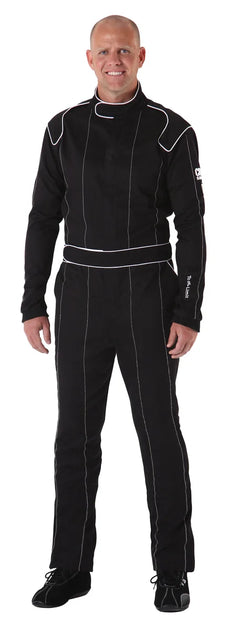 crow safety Proban Suit Small BLACK SFI-3.2A/1 Style Legacy 23004