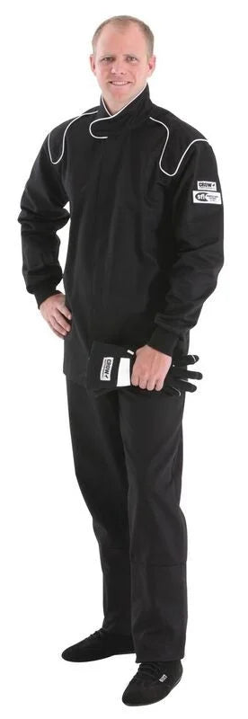 crow safety Proban Suit X Large BLAC K SFI-3.2A/1 Style  Lega 23034
