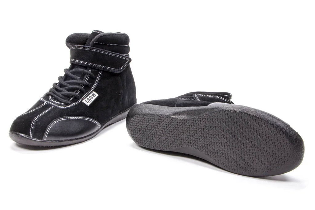 crow safety Shoe Mid Top Black Size 9.5 22950BK