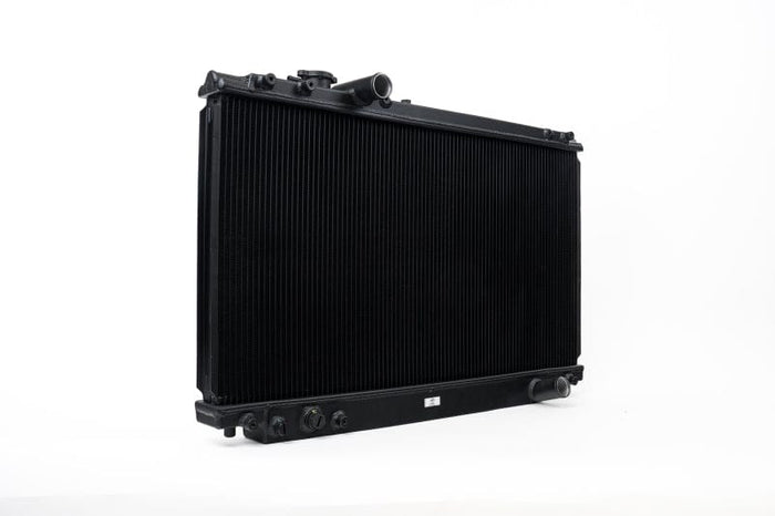 CSF CSF 93-98 Toyota MK4 Supra Radiator - Black Finish CSF2882B
