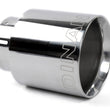 Load image into Gallery viewer, Dinan Double-Walled 4in Clamp-On Exhaust Tip - Polished - 4in Outlet / 2.75in Inlet