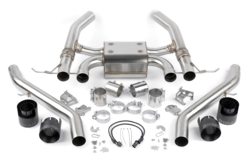 Dinan Valved Axleback Exhaust System - Black Tips fits 2021-2026 BMW M3 / BMW M3/M4 / 2021-2026 BMW M4