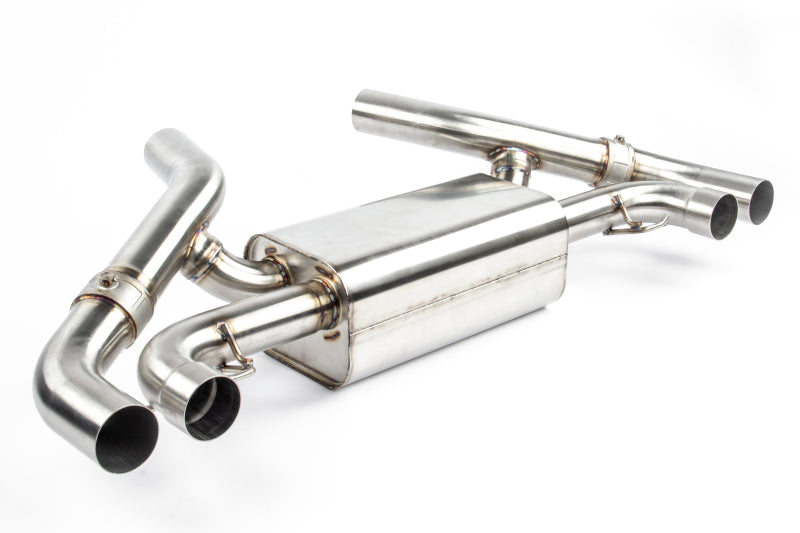 Dinan Free Flow Axleback Exhaust System - Black Tips fits 2020-2026 BMW M340i, M340I xDrive / 2021-2026 BMW M440I / 2022-2024 BMW M440I Gran COUPE / 2021-2024 BMW M440I xDrive / 2022-2024 BMW M440I xDrive Gran COUPE