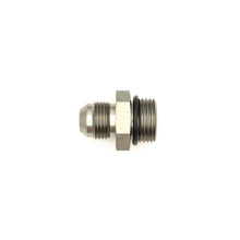 Load image into Gallery viewer, DeatschWerks DeatschWerks 10AN ORB Male to 8AN Male Flare Adapter (Incl O-Ring) - Anodized Matte Black DWK6-02-0406-B