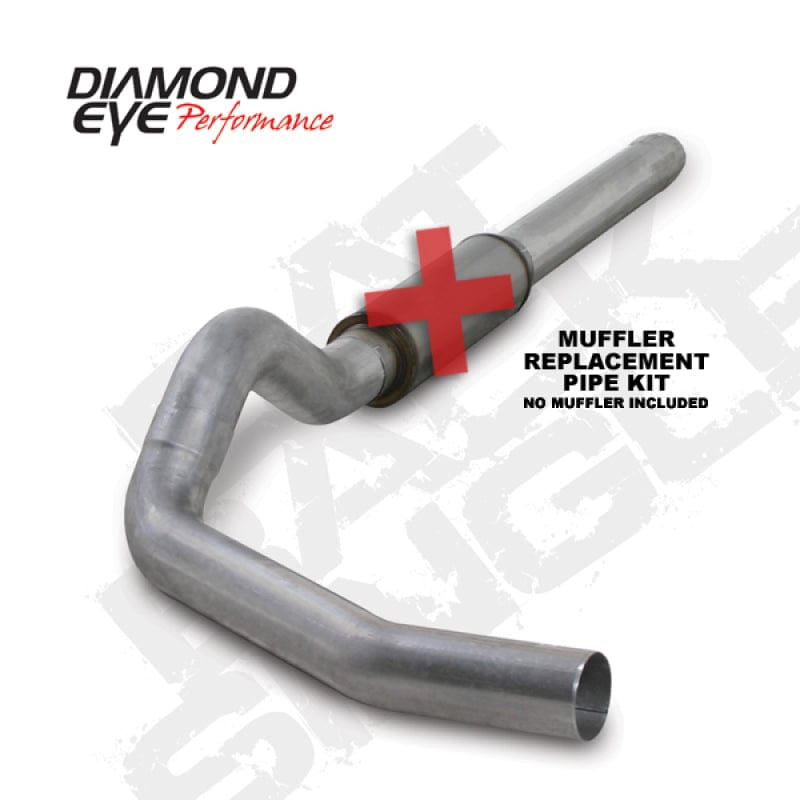 Diamond Eye Performance Diamond Eye KIT 5in CB MFLR RPLCMENT PIPE SGL AL: 2004.5-2007.5 DODGE CUMMINS 600 DEPK5244A-RP