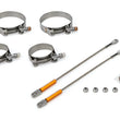Load image into Gallery viewer, drag race solutions 10in Premium Tether Set 2.125 Pri/3.500 Clamp 0010-2125-3500