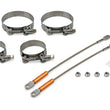Load image into Gallery viewer, drag race solutions 10in Premium Tether Set 2.375 Pri/3.500 Clamp 0010-2375-3500