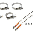 Load image into Gallery viewer, drag race solutions 10in Premium Tether Set 2.375 Pri/4.000 Clamp 0010-2375-4000
