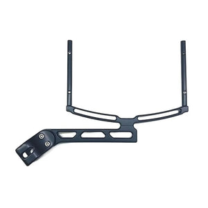 drag race solutions Dial Board Bracket - Clamp On - 1.625in Black 6001-020B
