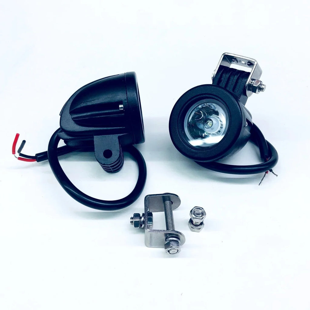 drag race solutions LED Dragster Headlights - Black 2-Pack 7001-002B